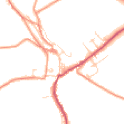 Daytime road noise heatmap for SK17 8LG