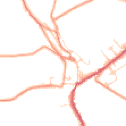 Daytime road noise heatmap for SK17 8LH