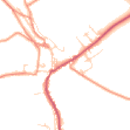 Daytime road noise heatmap for SK17 8NU