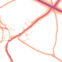 Daytime road noise heatmap for SK17 8PA