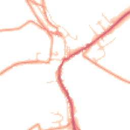 Daytime road noise heatmap for SK17 8PE