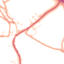 Daytime road noise heatmap for SK17 8PX