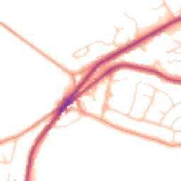Daytime road noise heatmap for SK17 9AD