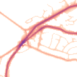 Daytime road noise heatmap for SK17 9AE
