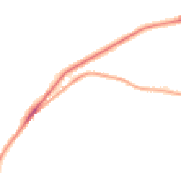 Night-time road noise heatmap for SK17 9AF
