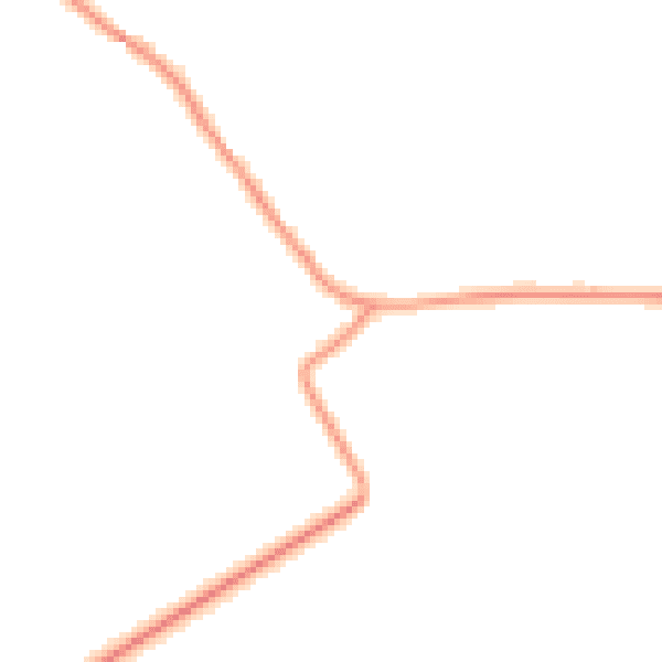 Daytime road noise heatmap for SK17 9ED