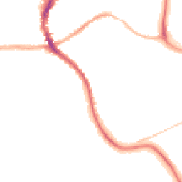 Night-time road noise heatmap for SK17 9EG