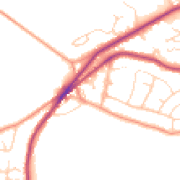 Daytime road noise heatmap for SK17 9GB