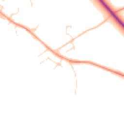 Daytime road noise heatmap for SK17 9GQ