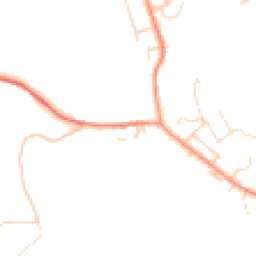 Daytime road noise heatmap for SK17 9JG