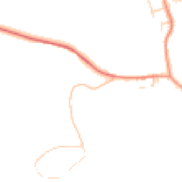 Daytime road noise heatmap for SK17 9JH