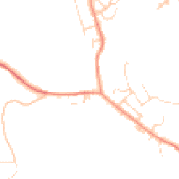 Daytime road noise heatmap for SK17 9JQ