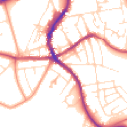 Daytime road noise heatmap for SK17 9NZ