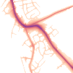Daytime road noise heatmap for SK17 9PF