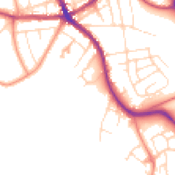 Daytime road noise heatmap for SK17 9RH