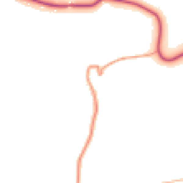 Daytime road noise heatmap for SK17 9SE