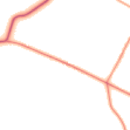 Daytime road noise heatmap for SK17 9SQ