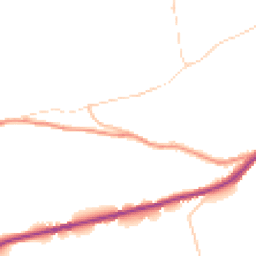 Daytime road noise heatmap for SK22 1AE
