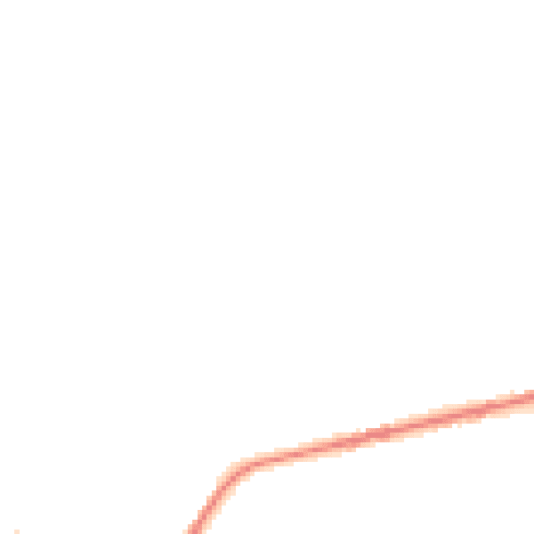 Night-time road noise heatmap for SK22 1AH