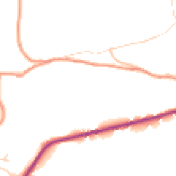 Daytime road noise heatmap for SK22 1AJ