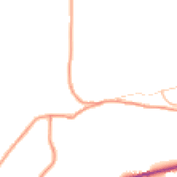 Daytime road noise heatmap for SK22 1AP
