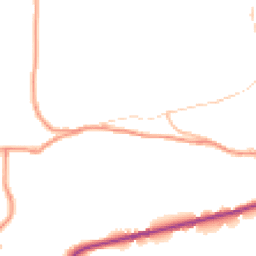 Daytime road noise heatmap for SK22 1AQ