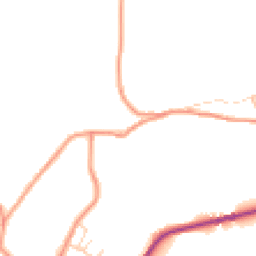 Daytime road noise heatmap for SK22 1AZ