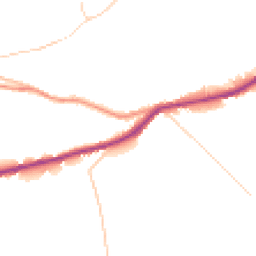 Daytime road noise heatmap for SK22 1BJ