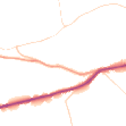 Daytime road noise heatmap for SK22 1BW