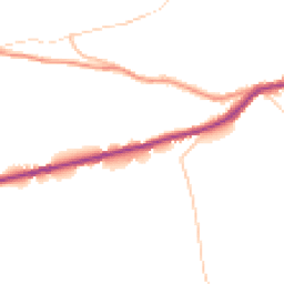 Daytime road noise heatmap for SK22 1DE