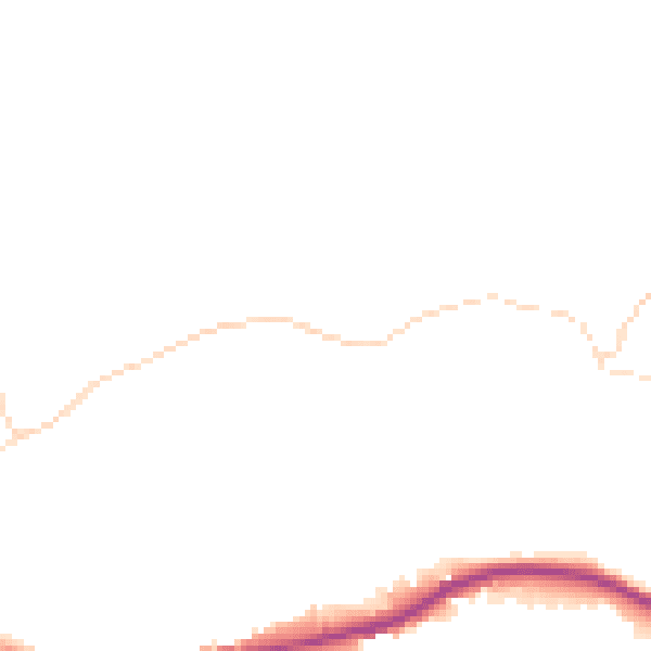 Daytime road noise heatmap for SK22 1DN
