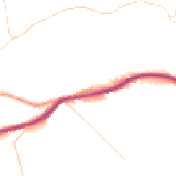 Daytime road noise heatmap for SK22 1DP