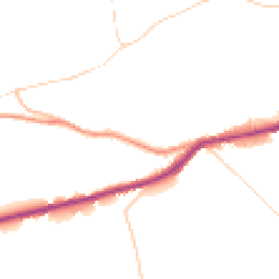 Daytime road noise heatmap for SK22 1DW