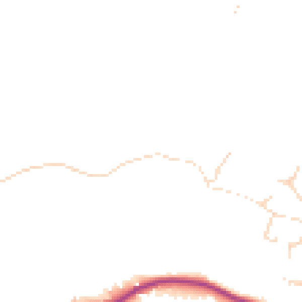 Daytime road noise heatmap for SK22 2EY