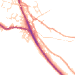 Daytime road noise heatmap for SK22 2JL