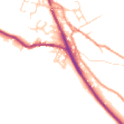 Daytime road noise heatmap for SK22 2JU