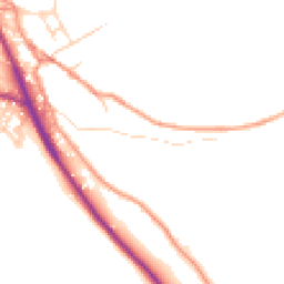 Daytime road noise heatmap for SK22 2LS
