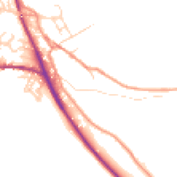 Daytime road noise heatmap for SK22 2LT