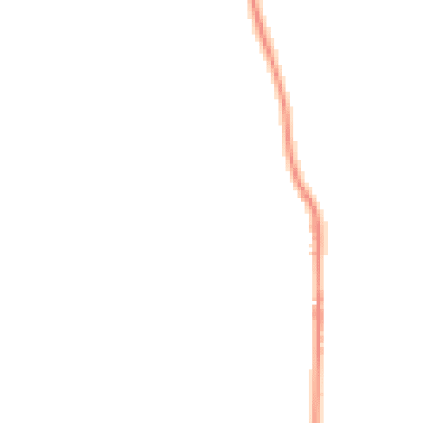 Night-time road noise heatmap for SK22 2NJ