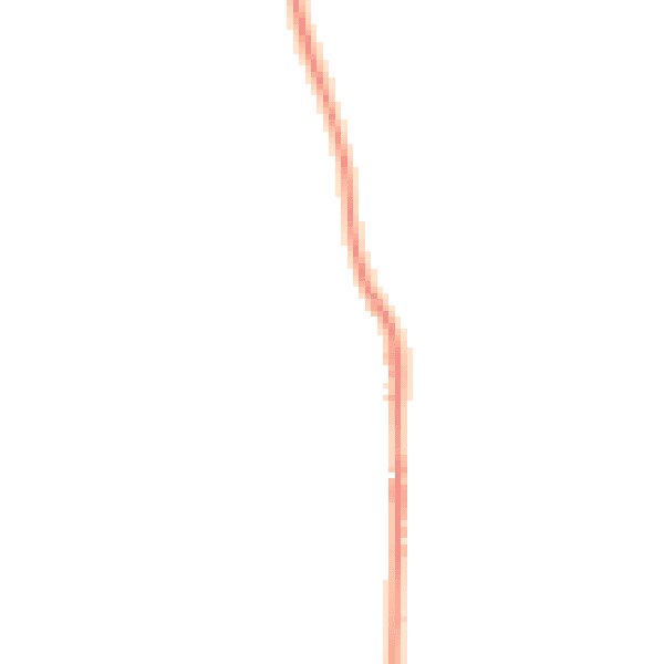 Night-time road noise heatmap for SK22 2NL