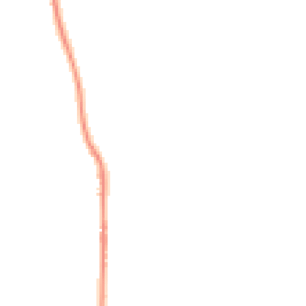 Night-time road noise heatmap for SK22 2NN