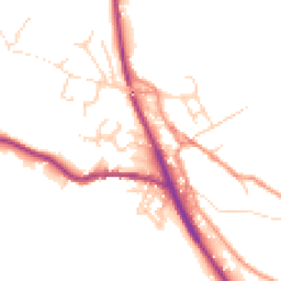 Daytime road noise heatmap for SK22 2PB