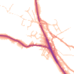 Daytime road noise heatmap for SK22 2PE