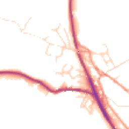 Daytime road noise heatmap for SK22 2PH