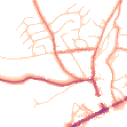 Daytime road noise heatmap for SK22 3BW