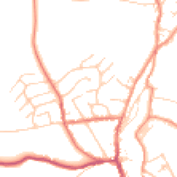 Daytime road noise heatmap for SK22 3BX
