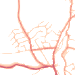 Daytime road noise heatmap for SK22 3DA