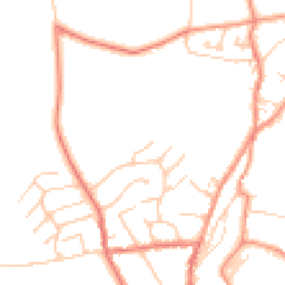 Daytime road noise heatmap for SK22 3DE