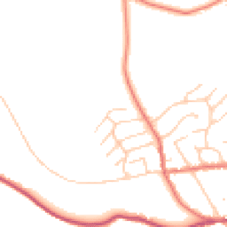 Daytime road noise heatmap for SK22 3DF