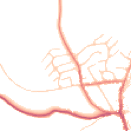 Daytime road noise heatmap for SK22 3DQ